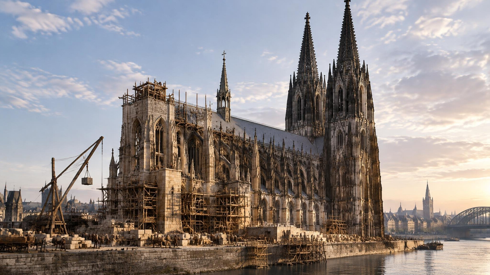 cologne cathedral construction