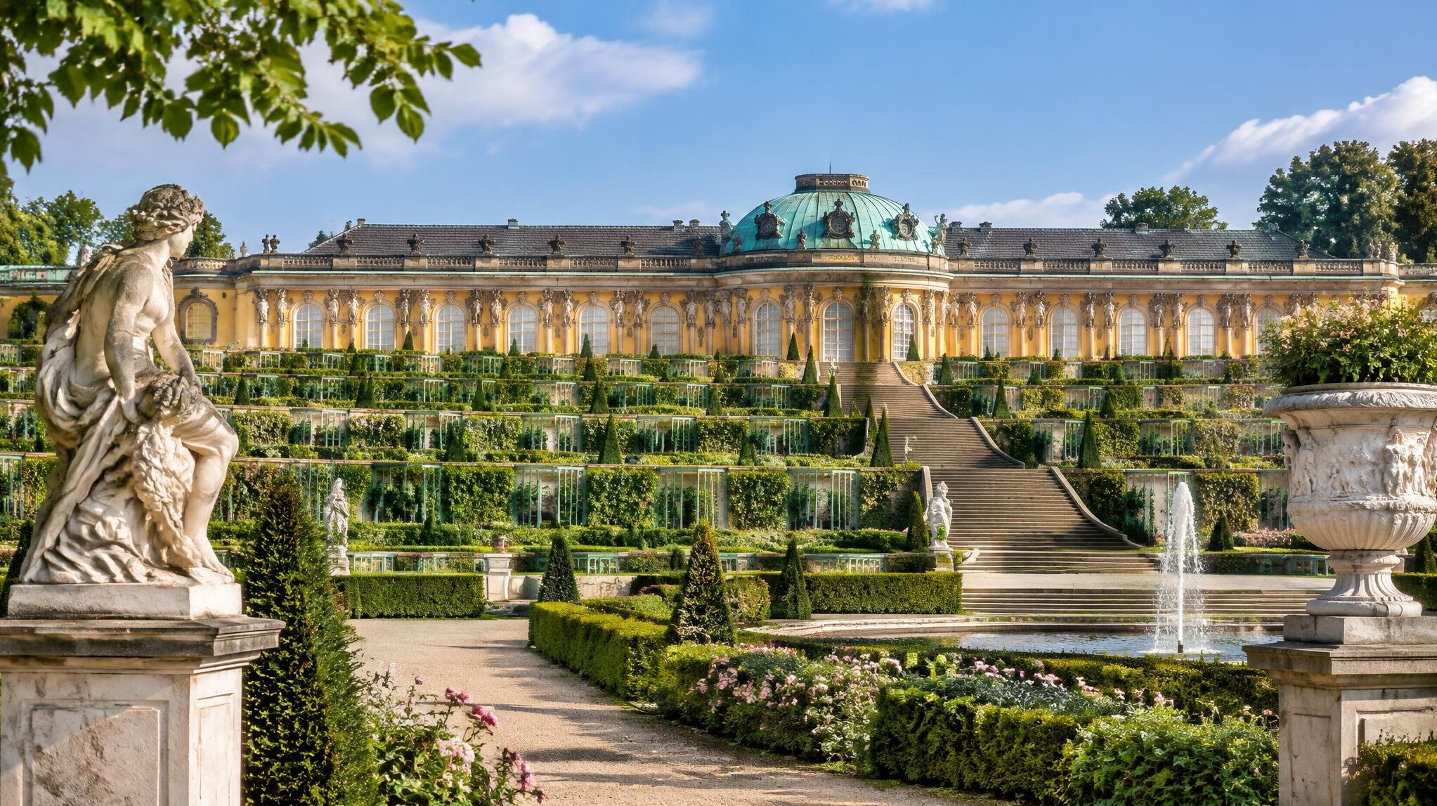 sanssouci palace garden