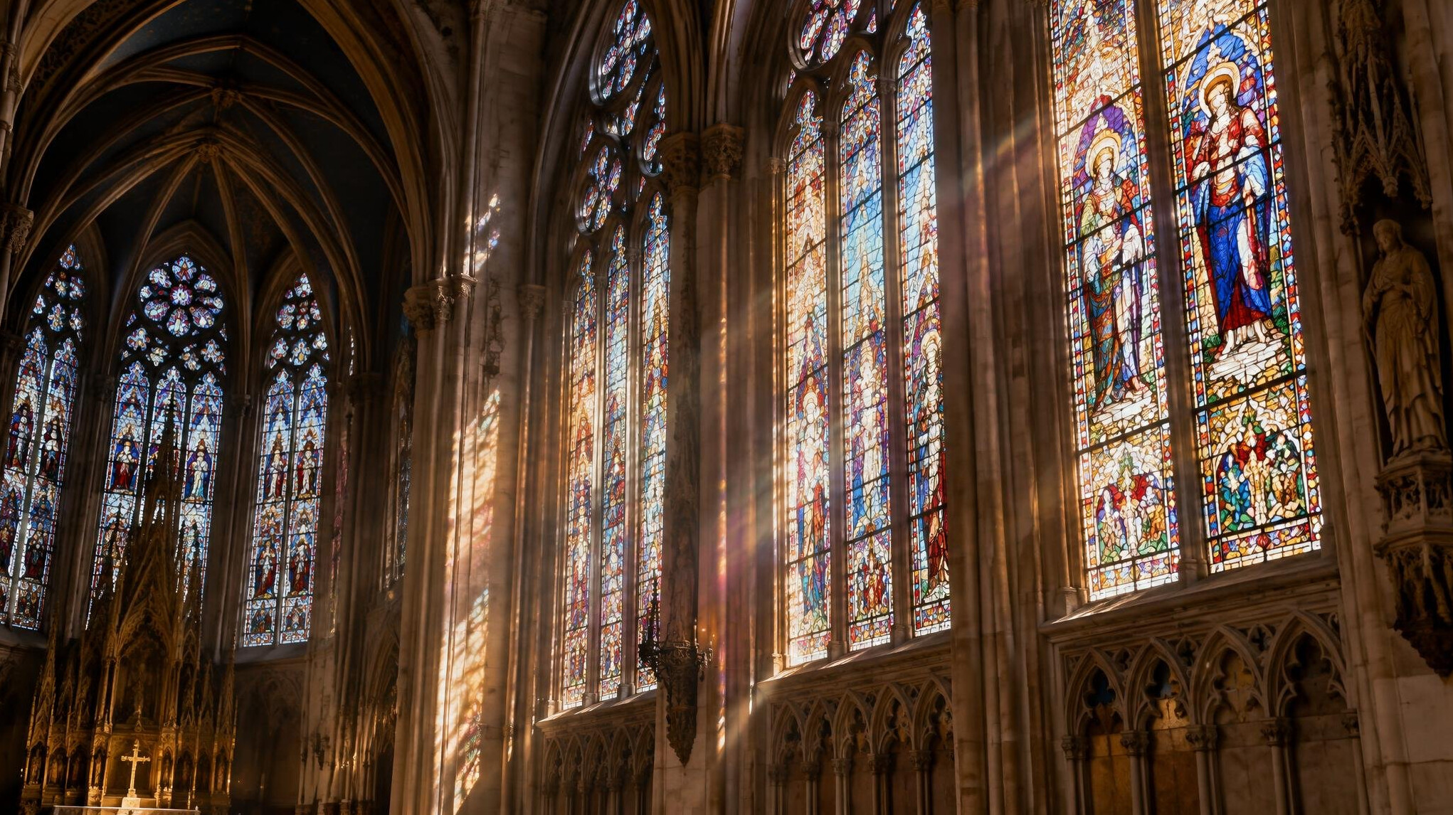 stained glass windows cathedral